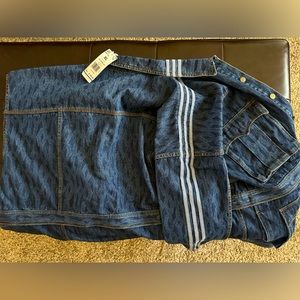 Never worn, brand new Ivy Park x adidas Monogram Denim Track Jacket (ALL…